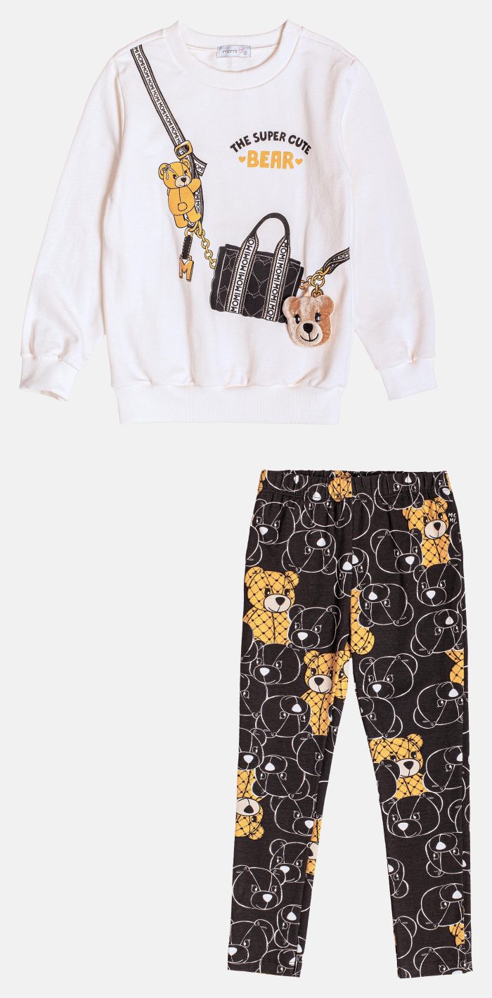 cj casaco h5805 legging h5806 perola cj casaco h5805 legging h5806 perola