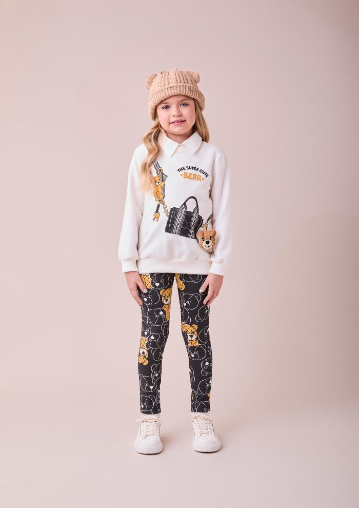 cj casaco h5805 legging h5806 perola