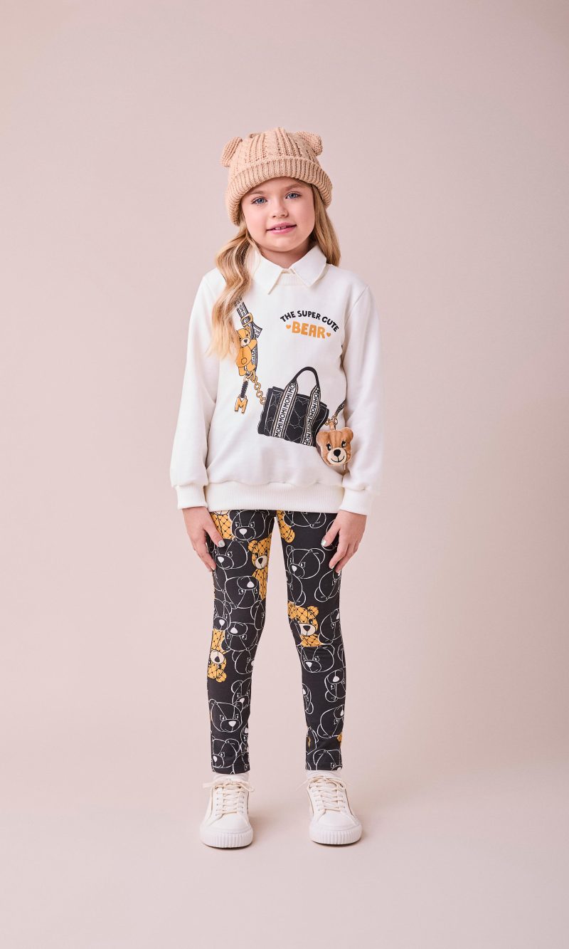 cj casaco h5805 legging h5806 perola