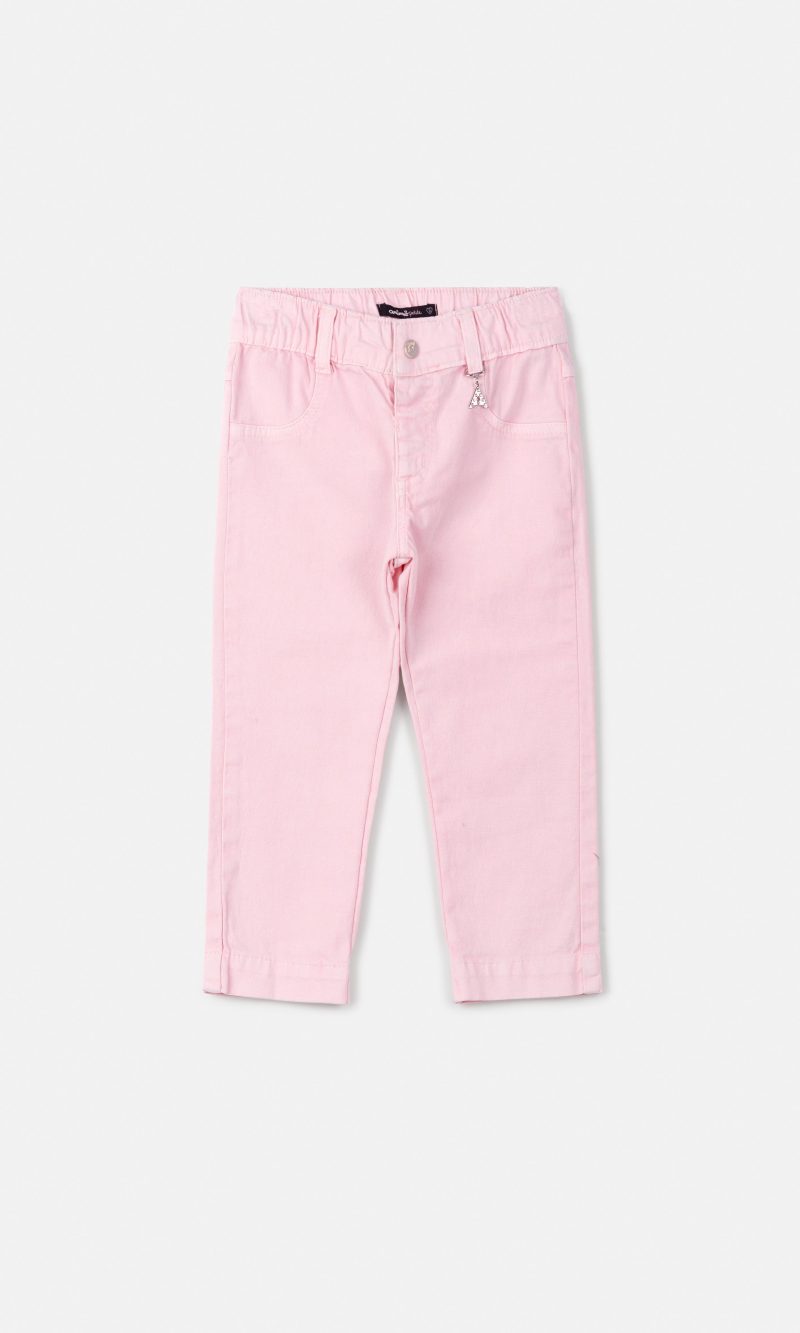 calca jeans rosa