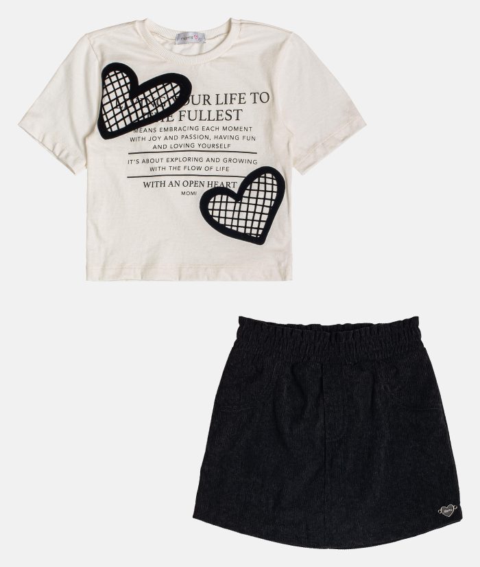 cj blusa h5990 saia h5991 perola cj blusa h5990 saia h5991 perola