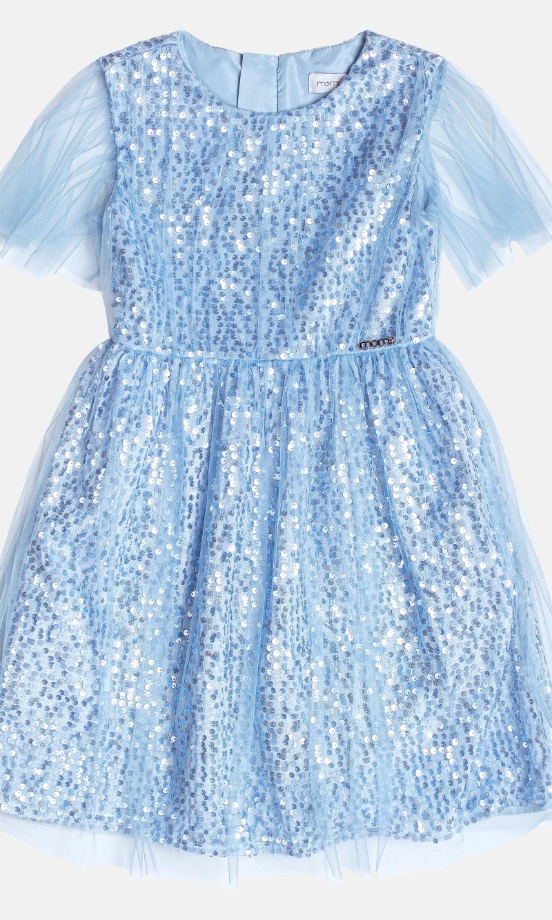 vest de tule flor e paete az denim