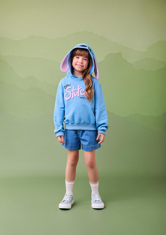 casaco stitch capuz e orelhas casaco stitch capuz e orelhas