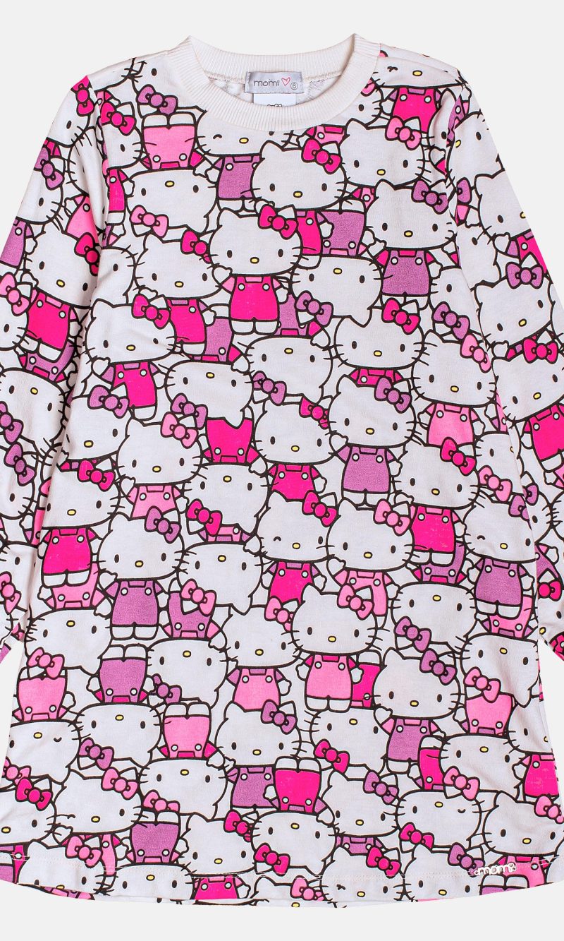 vestido ml t dress hello kitty hello kitty