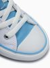 tenis chuck taylor all star branco/azul/branco