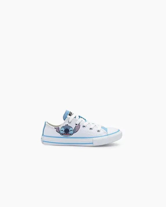 tenis chuck taylor all star branco/azul/branco