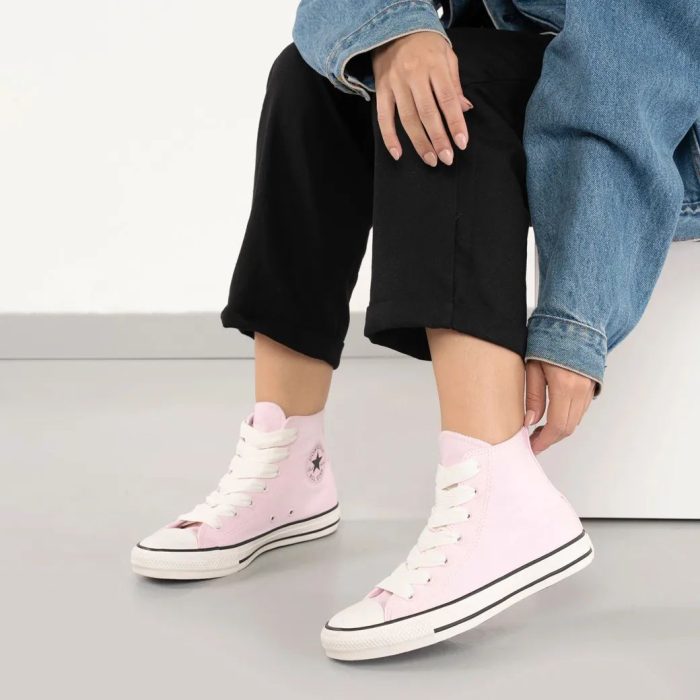 tenis chuck taylor rosa/pto tenis chuck taylor rosa/pto