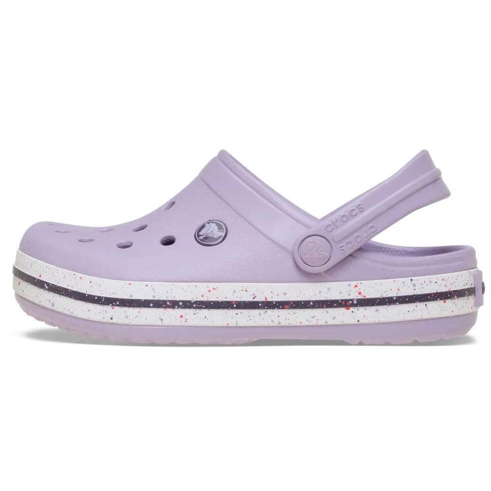 crocband speckled band clog k lavender