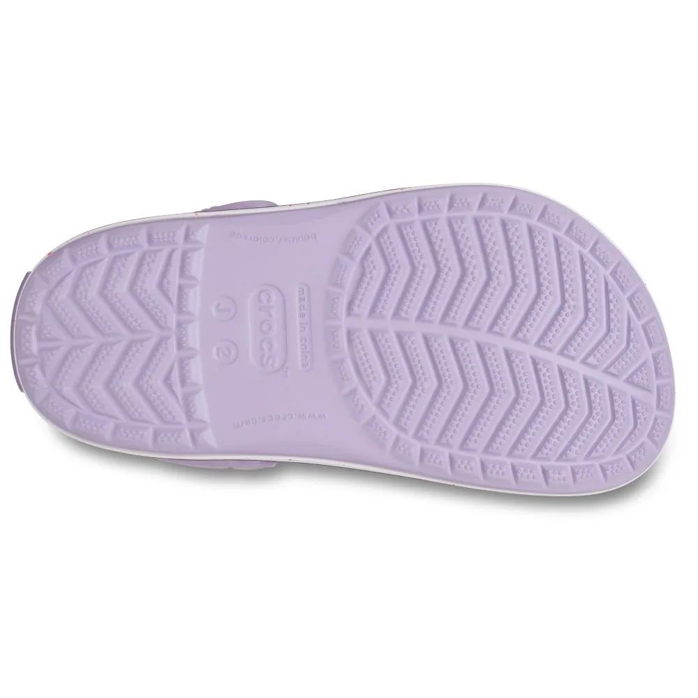 crocband speckled band clog k lavender