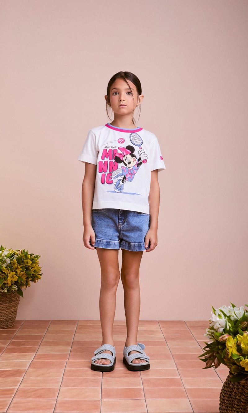 blusa minnie perola