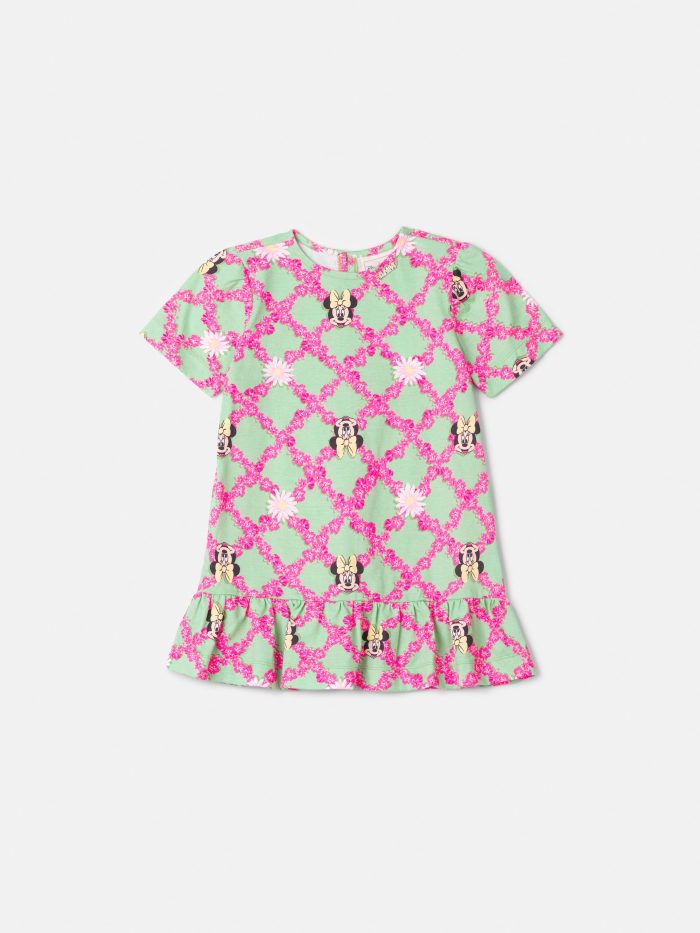 vestido grid floral minnie vestido grid floral minnie