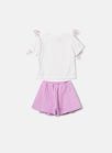 cj blusa p6292 shorts p6293 perola