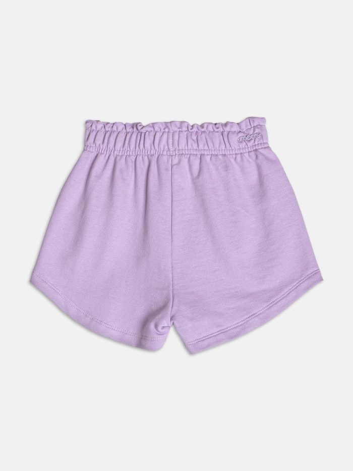 shorts de mol com bordado lilas lavanda shorts de mol com bordado lilas lavanda