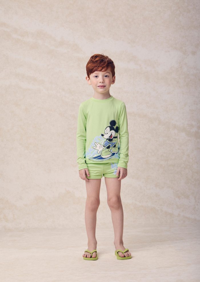 blusa praia disney vd soft lime