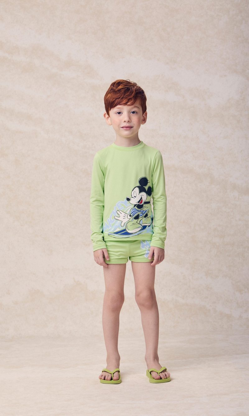 blusa praia disney vd soft lime