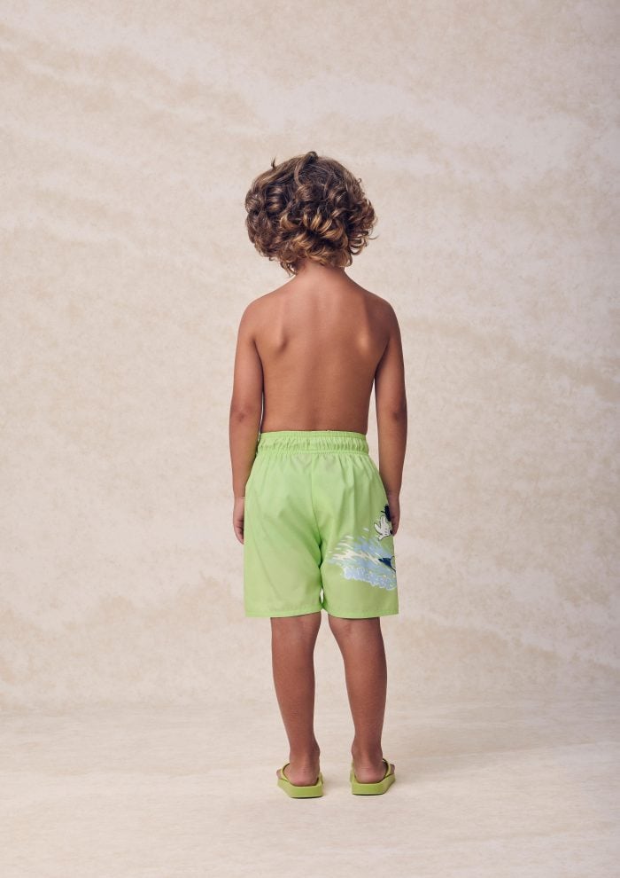 bermuda moda praia disney vd soft lime bermuda moda praia disney vd soft lime