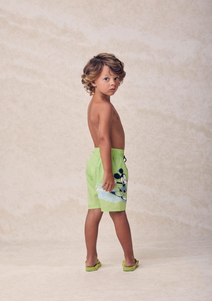bermuda moda praia disney vd soft lime bermuda moda praia disney vd soft lime