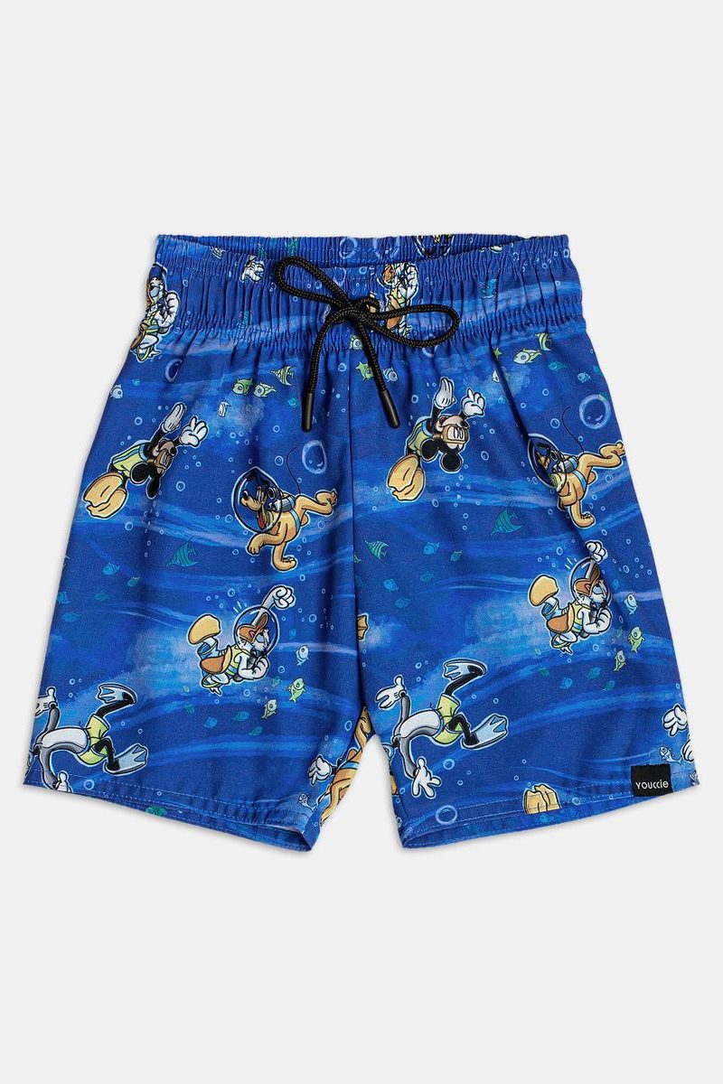 bermuda moda praia disney mickey mergulho