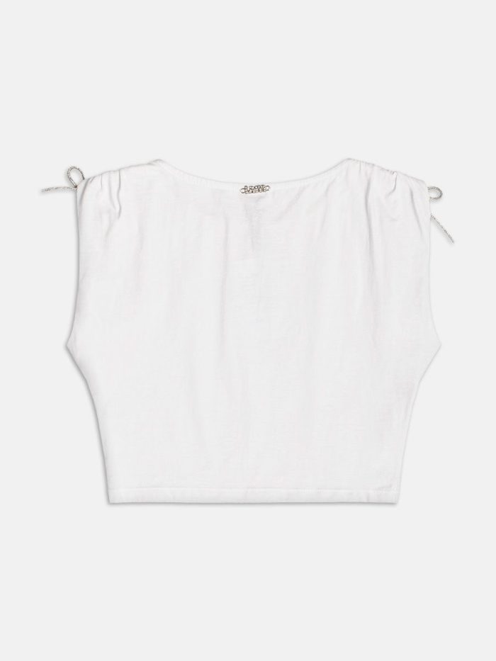 blusa com cordao brilho off blusa com cordao brilho off