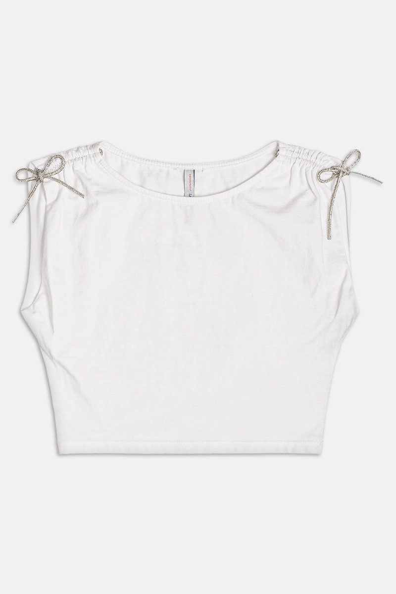 blusa com cordao brilho off