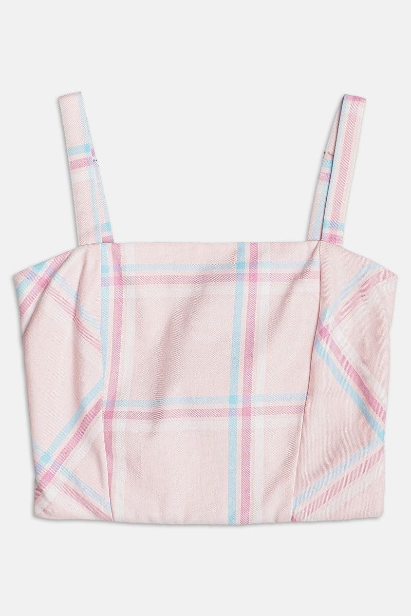 top quadriculado xdz rosa bb/off/rs/az