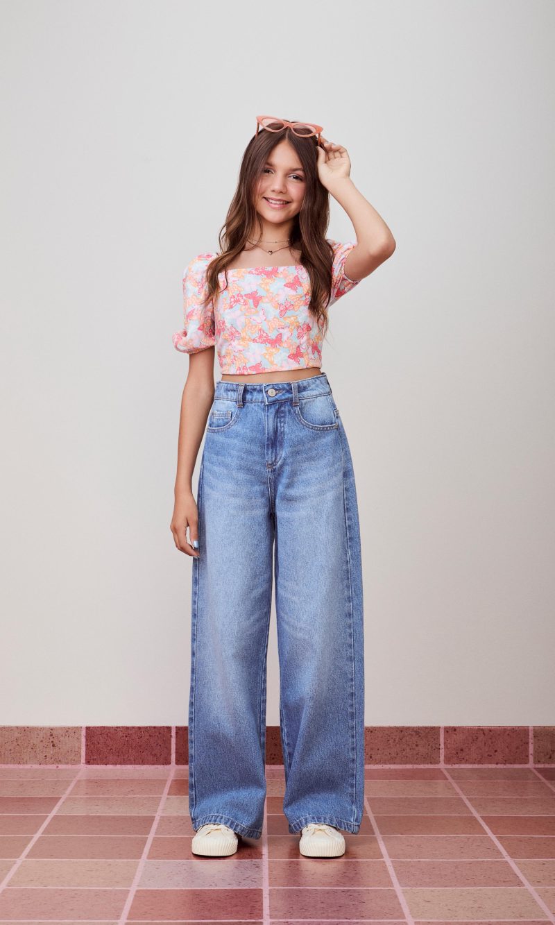 blusa estampa borboletas