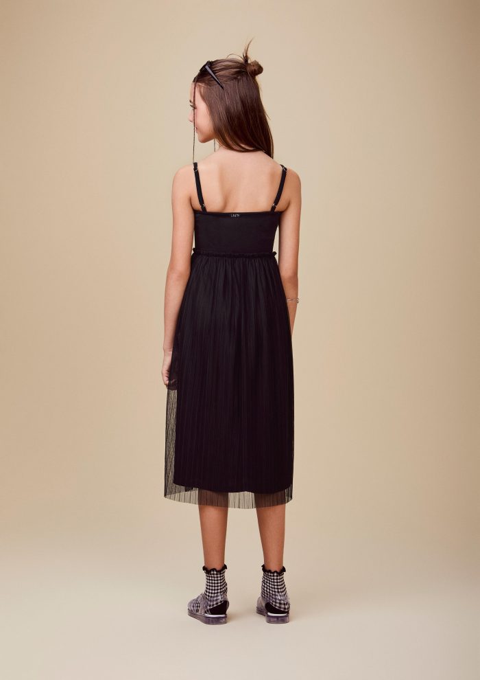vestido midi com tule pto vestido midi com tule pto