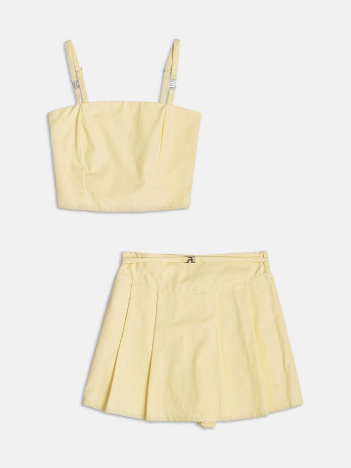 cj top r5225 saia r5226 amarelo bebe cj top r5225 saia r5226 amarelo bebe