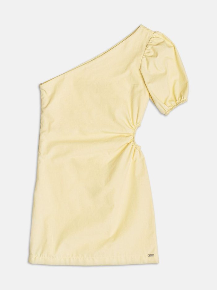 vestido tecido amarelo bebe vestido tecido amarelo bebe