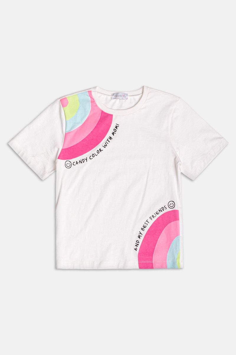 blusa arco iris perola