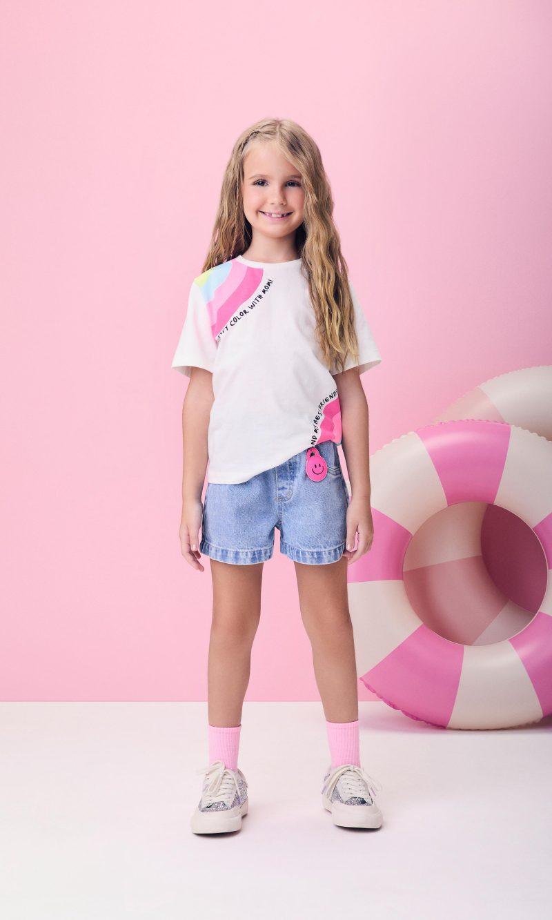 blusa arco iris perola