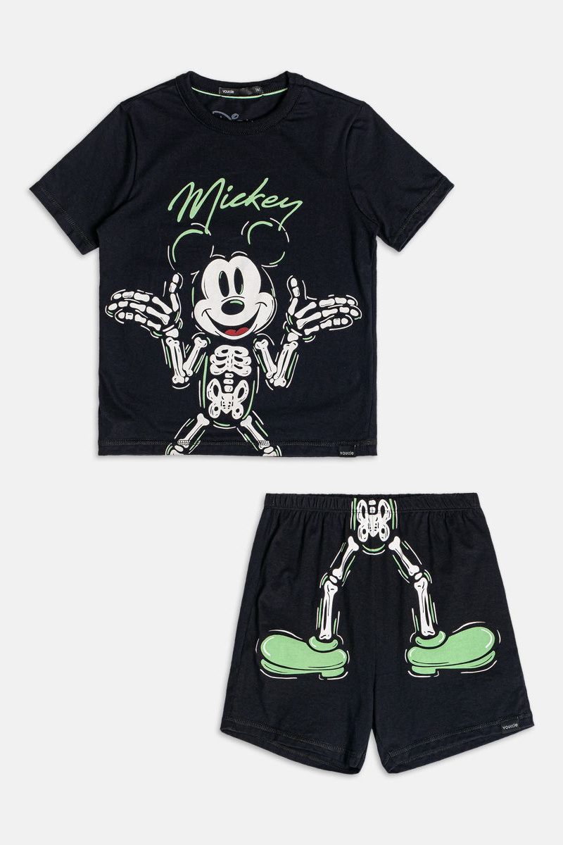 pijama mickey preto