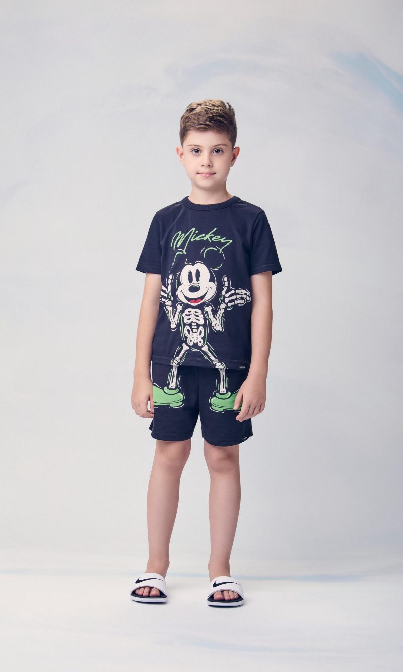 pijama mickey preto