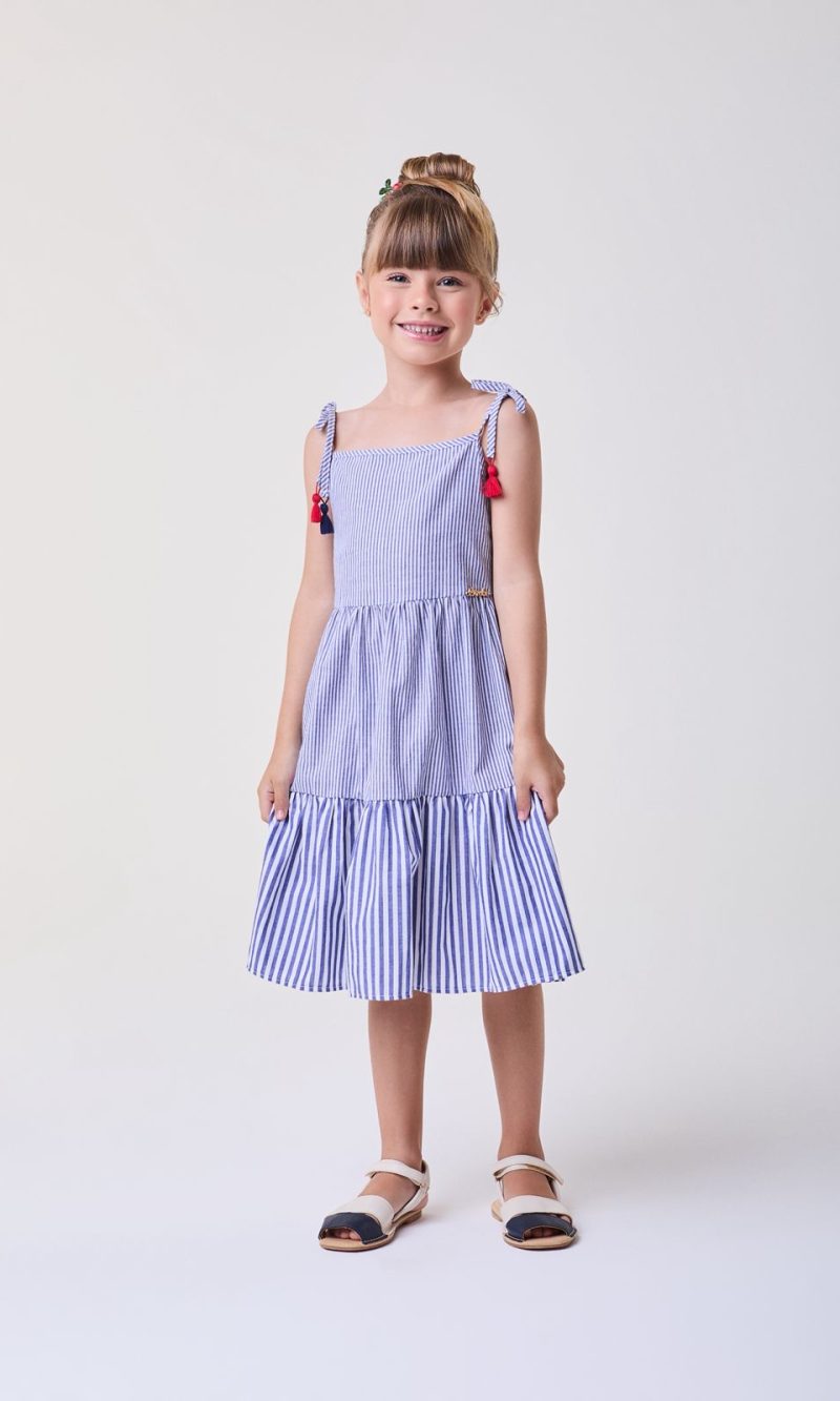 vest listras compose list fina azul/bco