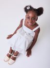 vestido de laise bco