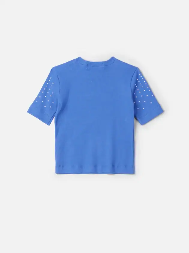 blusa essentials com strass