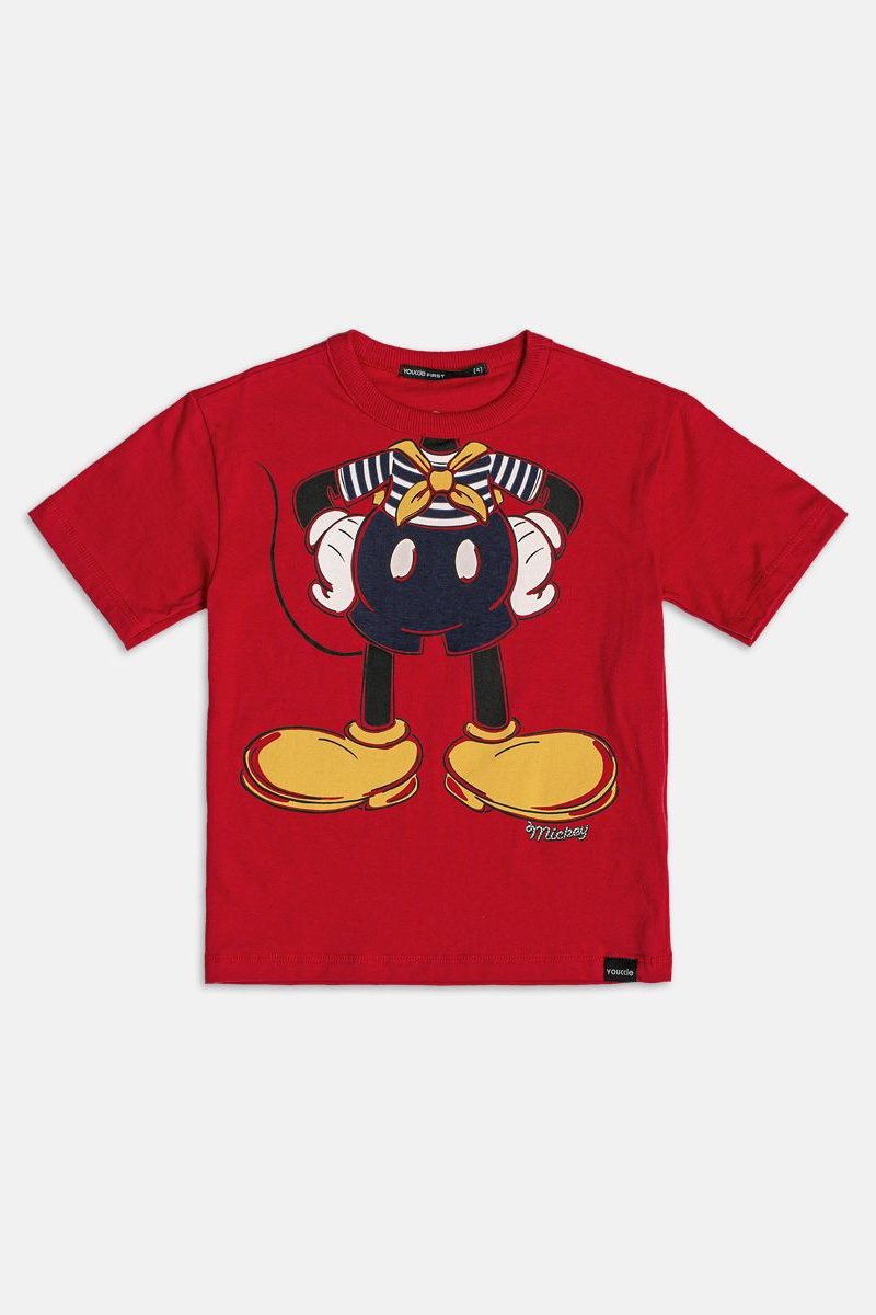 tshirt do mickey vermelha