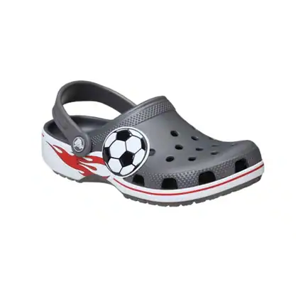 classic soccer band clog t slate grey