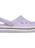 crocband speckled band clog lavender