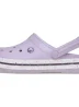 crocband speckled band clog lavender